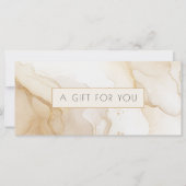 Luxus-Beige-Gold-Marmor-QR-Code-Geschenkgutschein (Vorderseite)