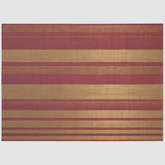 Luxus Beliebte Burgundy Gold Linen Collection Seidenpapier (Vorderseite)