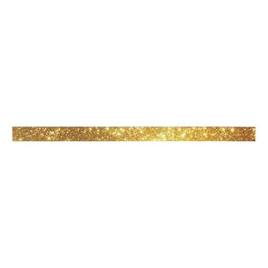 Luxus Beliebtes Geschenk Gold Glitzer Ripsband (Vorderseite)