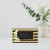 Luxus Best Popular Black Gold Glitzer Visitenkarte (Stehend Vorderseite)