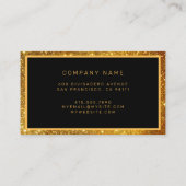 Luxus Best Popular Gold Glitzer Visitenkarte (Rückseite)