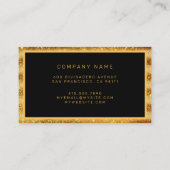 Luxus Best Popular Gold Glitzer Visitenkarte (Rückseite)