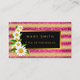 Luxus Best Popular Pink Gold Glitzer Visitenkarte