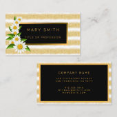 Luxus Best Popular White Gold Glitzer Visitenkarte (Vorne/Hinten)