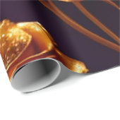 Luxus Big Gold Rose Moderne Kollektion Geschenkpapier (Rolleneckpunkt)