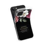 Luxus Black Gold Floral Business Personalisiert Case-Mate iPhone Hülle