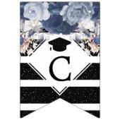 Luxus Black Gold Glückwunschs Grad Foto Wimpelkette (Zweite Fahne)