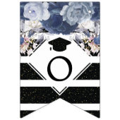 Luxus Black Gold Glückwunschs Grad Foto Wimpelkette (Dritte Fahne)