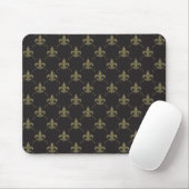 Luxus Black Gold Lilie Muster Mousepad (Mit Mouse)