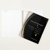 Luxus Black & Gold Personalisiert Planer (Anzeige)