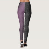 Luxus Black Lila Leggings (Rückseite)