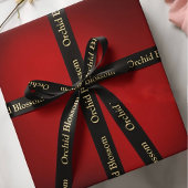 Luxus-Blume-Business mit Black Gold Satinband