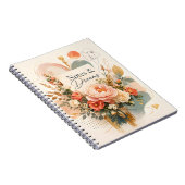 Luxus-Blumen-„Notes & Dreams“-Journal Notizblock (Rechte Seite)