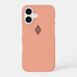 Luxus-Blumenrahmen-Dekorative Kunst im Vintage-Sti iPhone 16 Hülle