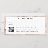 Luxus, Blush-Beige, Blume QR Code (Vorderseite)