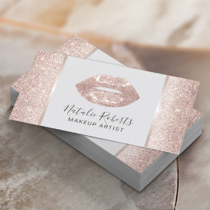 Luxus Blush Rose Gold Glitzer Livio Vacchini Gebä Visitenkarte