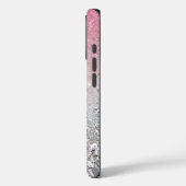 Luxus-Bogen-Perlen-iPhone 16 Pro Hülle Ästhetik (Rückseite / Links)