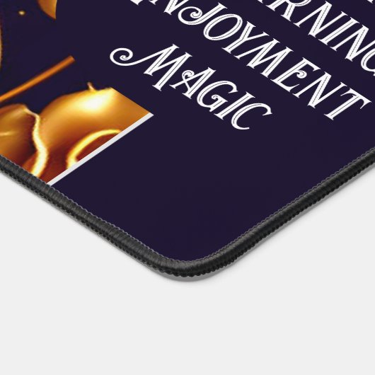 Luxus Boho Gold Rose Moderne Kollektion Schreibtischunterlage (Ecke)