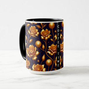 Luxus Boho Gold Rose Moderne Kollektion Tasse