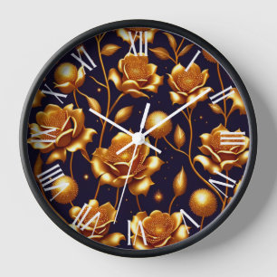 Luxus Boho Gold Rose Moderne Kollektion Uhr