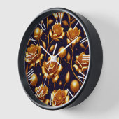 Luxus Boho Gold Rose Moderne Kollektion Uhr (Winkel)