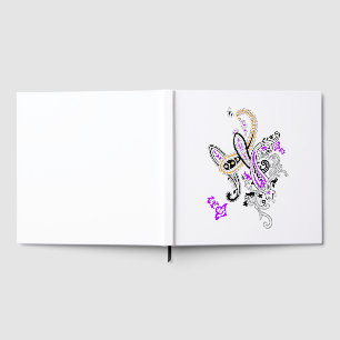 Luxus-Botanik-Paisley-Kollektion Gästebuch
