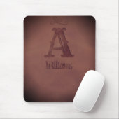 Luxus-Braun Elegantes Minimaldesign Mousepad (Mit Mouse)