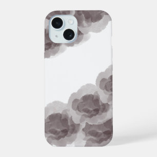 Luxus Braune Magische Rosen Wasserfarbe Abstrakte iPhone 15 Hülle