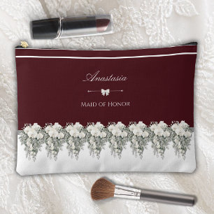 Luxus-Braunroter Herbst-Brautjungfer-Accessoires-B Zubehörtasche