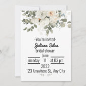 Luxus Brautparty Hochzeitseinladung Einladung (Vorderseite)