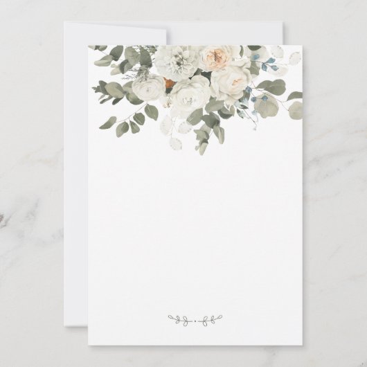 Luxus Brautparty Hochzeitseinladung Einladung (Rückseite)