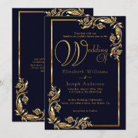 Luxus Budget Gold Blumenrahmen Goldene Hochzeit