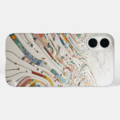 Luxus-Buntkiesel-Stein-Handyhülle - Elegant  Case-Mate iPhone Hülle (Rückseite (Horizontal))