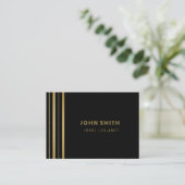 Luxus-Business-Lösungen Visitenkarte (Stehend Vorderseite)