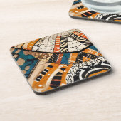 Luxus Caribbean Multicolor Design Getränkeuntersetzer (Linke Seite)