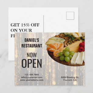 Luxus-Catering-Marketing-Postkarte  Postkarte