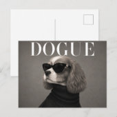 Luxus Cavalier King Charles Spaniel Postkarte (Vorne/Hinten)