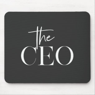 Luxus-CEO-Modern-Minimal-Schwarz-Büro Mousepad