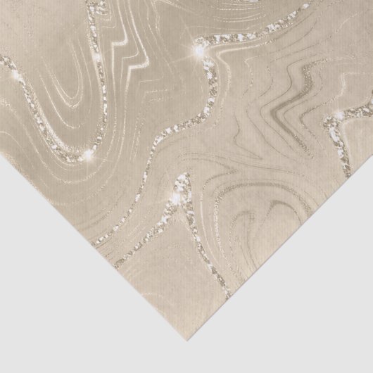 Luxus Champagner Hintergrund Beige Glitzer Seidenpapier (Ausschnitt)