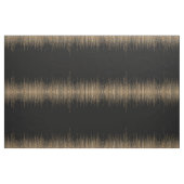 Luxus Chic Black Gold Funkelnd Glitzer Fringe Stoff (Fat Quarter (45,7 x 55,9 cm))