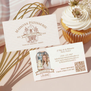 Luxus-Chic-Profi-Heimbäcker-Cupcake-Bäckerei Visitenkarte