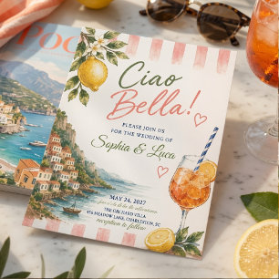 Luxus Ciao Bella Italienische Amalfiküste Einladung