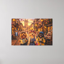 Luxus Cockapoo Canterbury Wandbild Leinwand