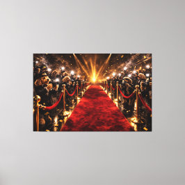Luxus Cockapoo roter Teppich Leinwand – Promi-Hund
