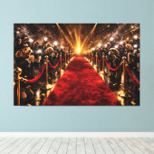 Luxus Cockapoo roter Teppich Leinwand – Promi-Hund (Insitu (Holzboden))