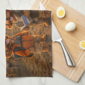 Luxus-Cockapoo Stonehenge Geschirrtuch (Viertel Falte)