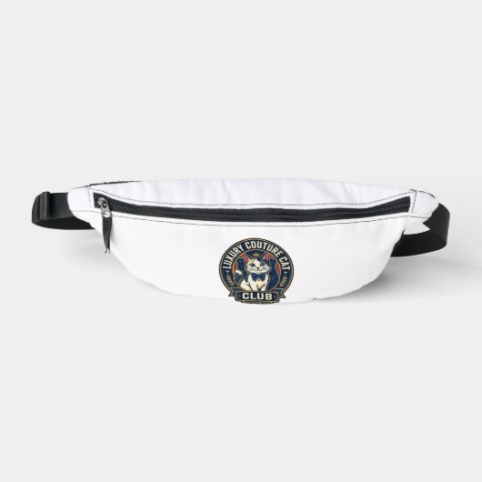 Luxus-Couture-Katze-Katzenmutter-Geschenkidee - Lu Bauchtasche (Vorderseite)