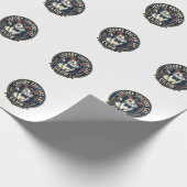 Luxus-Couture-Katze-Katzenmutter-Geschenkidee - Lu Geschenkpapier (Ecke)