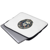 Luxus-Couture-Katze-Katzenmutter-Geschenkidee - Lu Laptopschutzhülle (Vorne Knopf)