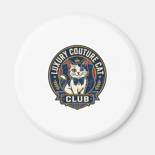 Luxus-Couture-Katze-Katzenmutter-Geschenkidee - Lu Magnet